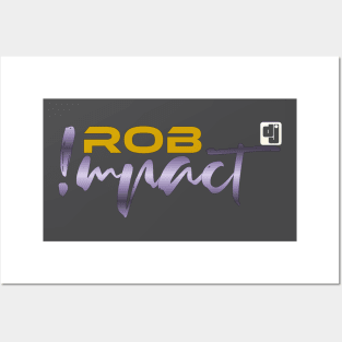 Rob Impact Graffiti Portrait - BROS on Audio Posters and Art
